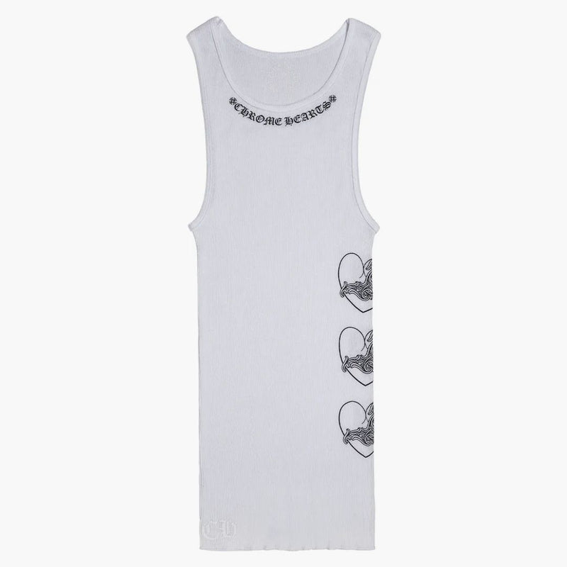 Chrome Hearts Love You Rib Tank White/black