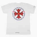 Chrome Hearts Made In Hollywood Plus Cross T-shirt White/red