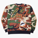 Chrome Hearts Matty Boy Caution Crewneck Camo