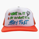 Chrome Hearts Matty Boy Sex Records It Is What It Is Trucker Hat Orange/white
