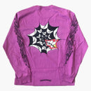 Chrome Hearts Matty Boy Spider Web L/s T-shirt Purple
