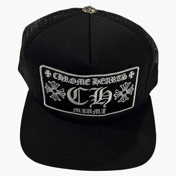 Chrome Hearts Miami Exclusive Trucker Hat Black