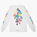 Chrome Hearts Multi Color Cross Cemetery L/s T-shirt White