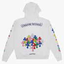 Chrome Hearts Multi Color Cross Hoodie White