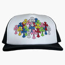 Chrome Hearts Multi Color Crosses Trucker Hat Black/white