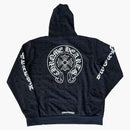 Chrome Hearts Plus Cross Allover Print With Horseshoe Logo Hoodie Black