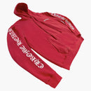 Chrome Hearts Red Hoodie Red/White