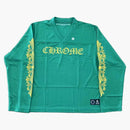 Chrome Hearts Sports Mesh Warm Up Jersey Green/yellow