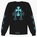 Chrome Hearts Triple Cross Logo L/s T-shirt Black/blue