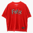 Chrome Hearts X Matty Boy Ppo Form Team Mesh Warm Up Jersey T-shirt Red