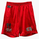 Chrome Hearts X Matty Boy "team" Mesh Warm Up Jersey Pants Red