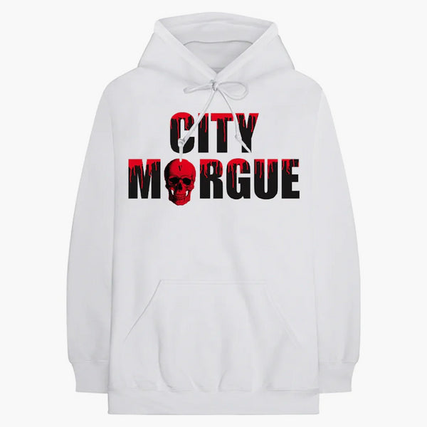 City Morgue X Vlone Dogs Hoodie White