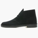 Clarks Desert Black Suede
