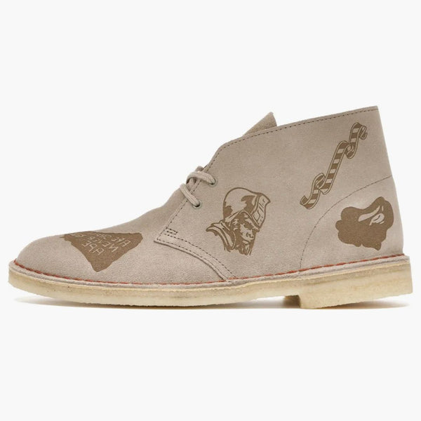 Clarks Desert Boot Bape Grey Expossed