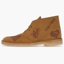 Clarks Boot de desierto Bape Oak en relieve
