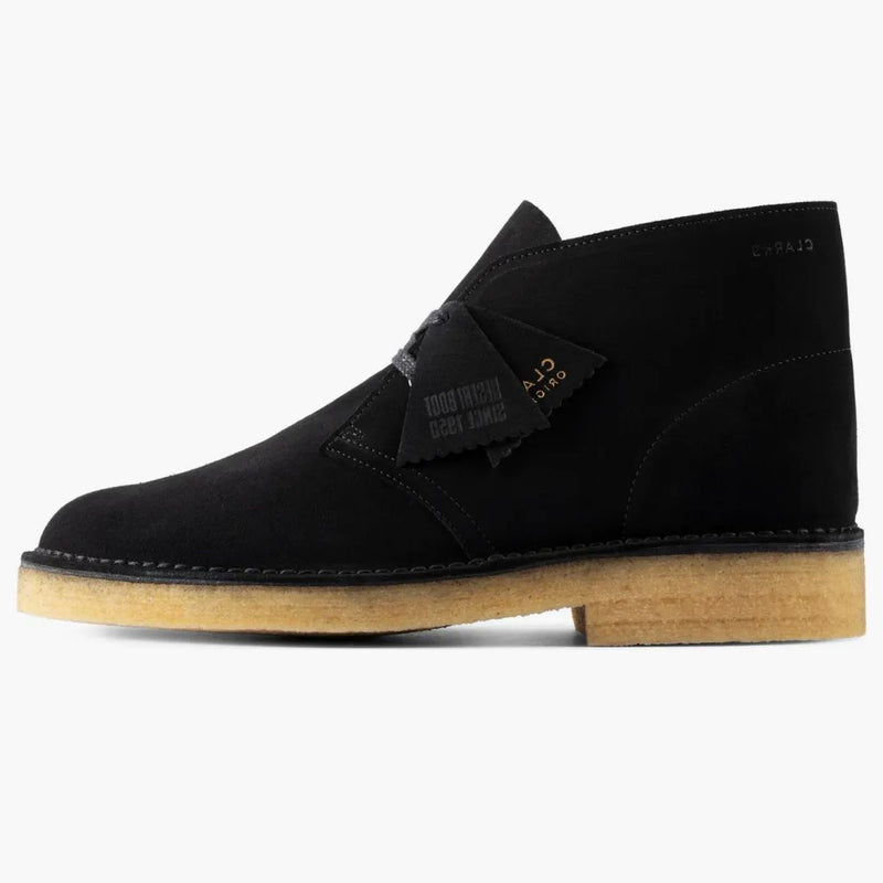 Clarks Originals Desert Boot 221 Black Suede
