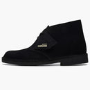 Clarks Originals Desert Boot Black Suede (women's)