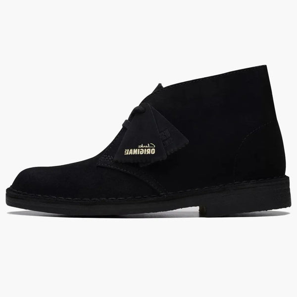 Clarks Originals Desert Boot Black Suede (kobiety)