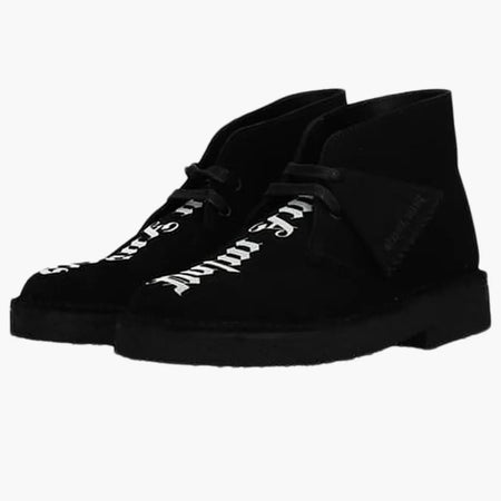 Clarks Originals Desert Boot Palm Angels Logo Black White (Women's)