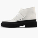 Clarks Originals Desert Galosh White Leather