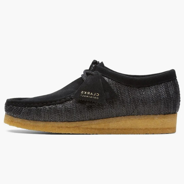 Clarks Originals Wallabee Black Raffia Txt