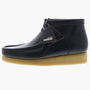 Clarks Originals Wallabee Boot Black Smooth Leather