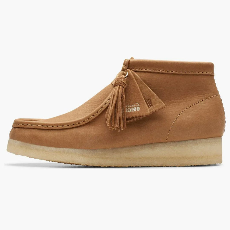 Clarks Originals Wallabee Boot Mid Tan in pelle (donne)