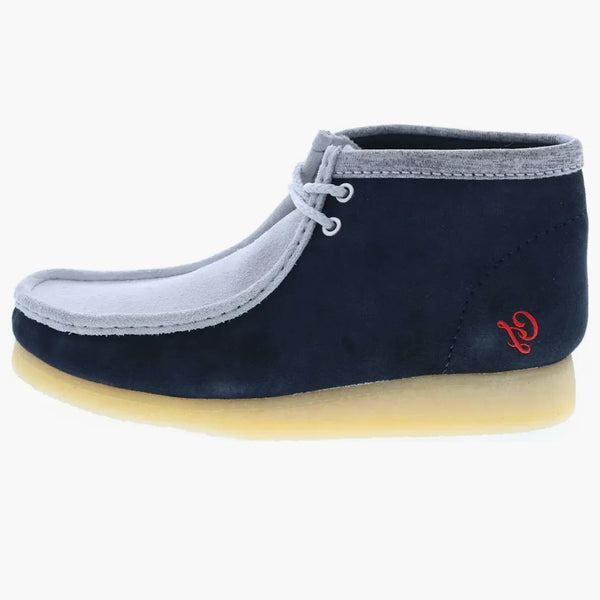 Clarks Originals Wallabee Boot Vcy Navy Grey