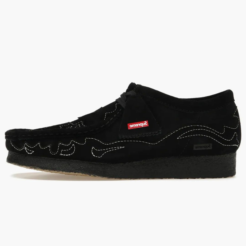 Clarks Originals Wallabee Boots Supreme Western Cut Out Black