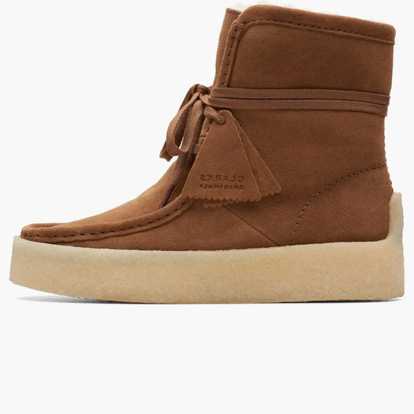 Clarks Originals Wallabee Cup Hi Cola Suede (women's)