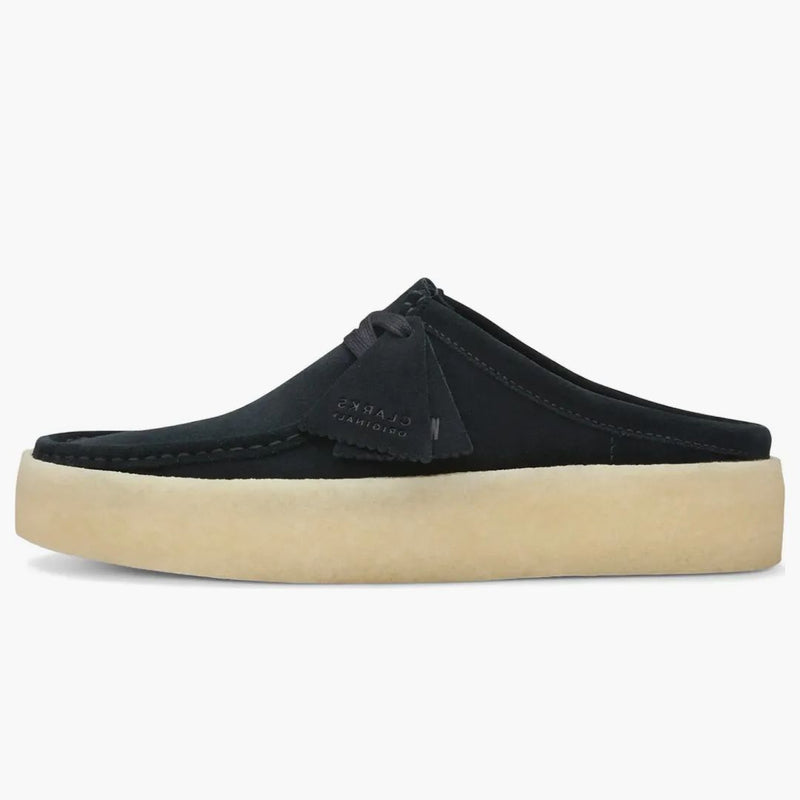 Clarks Originals wallabee cup lo svart värmad mocka
