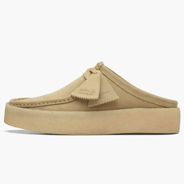 Clarks Originals Wallabee Cup Mule Maple Suede Warmlined