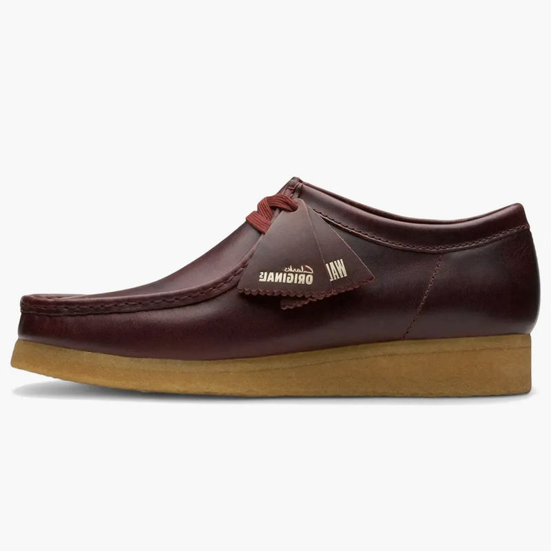 Clarks Originals wallabee djup röd