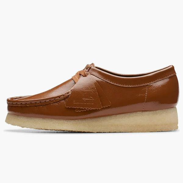 Clarks Originals Wallabee Dusk Brown Patent Leather (women's)