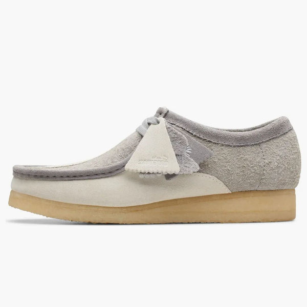 Clarks Originals Wallabee Grey Off White