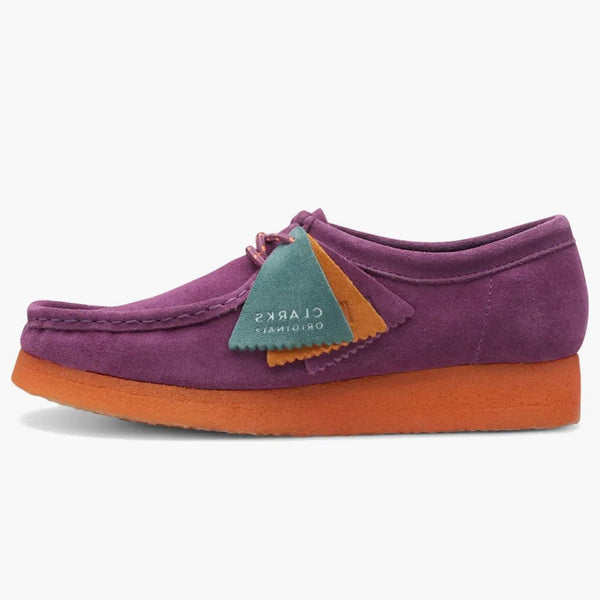 Clarks Originals Wallabee Purple Combination (women's)