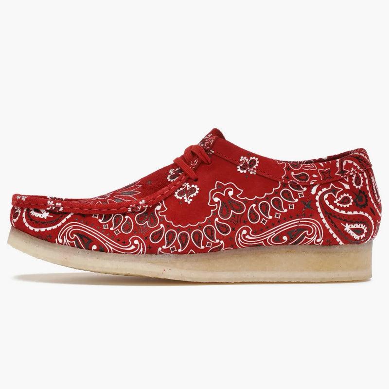 Clarks Originals Wallabee Supreme Bandana Red