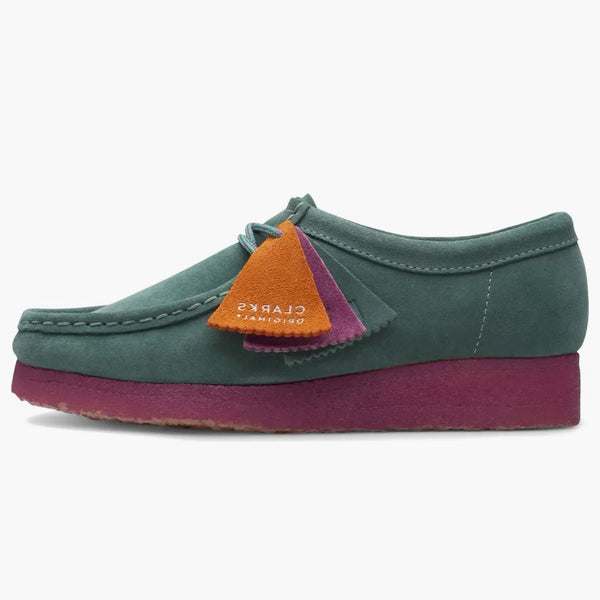 Clarks Originals Wallabee Teal Blue Combination (women's)