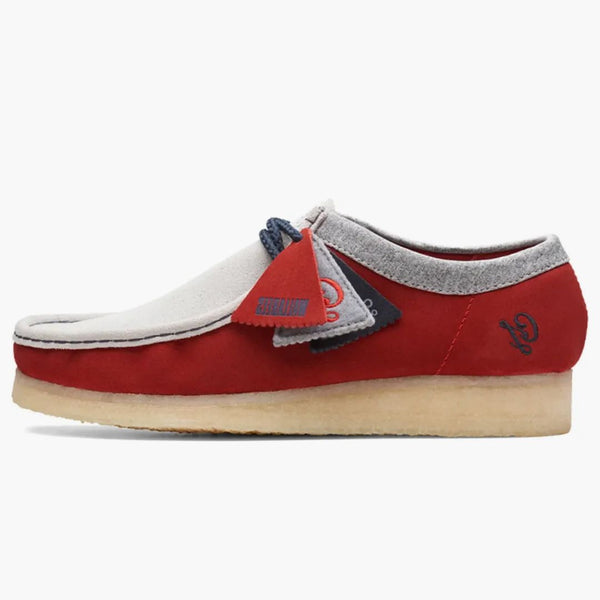 Clarks Originals Wallabee Vcy Combi Red Grey