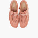 Clark's original Woven Wallabee Supreme Pink