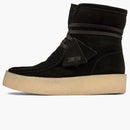 Clarks Wallabee Cup Hi Black Suede (mujer)