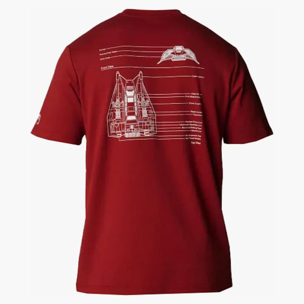 Columbia X Star Wars Skywalker Pilot S/s T-shirt Red