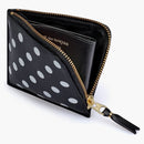 Comme of the Garcon Sa3100PD Wallet Polka Dots Black