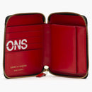 Comme Des Garcons Sa2100hl Huge Logo Wallet Red