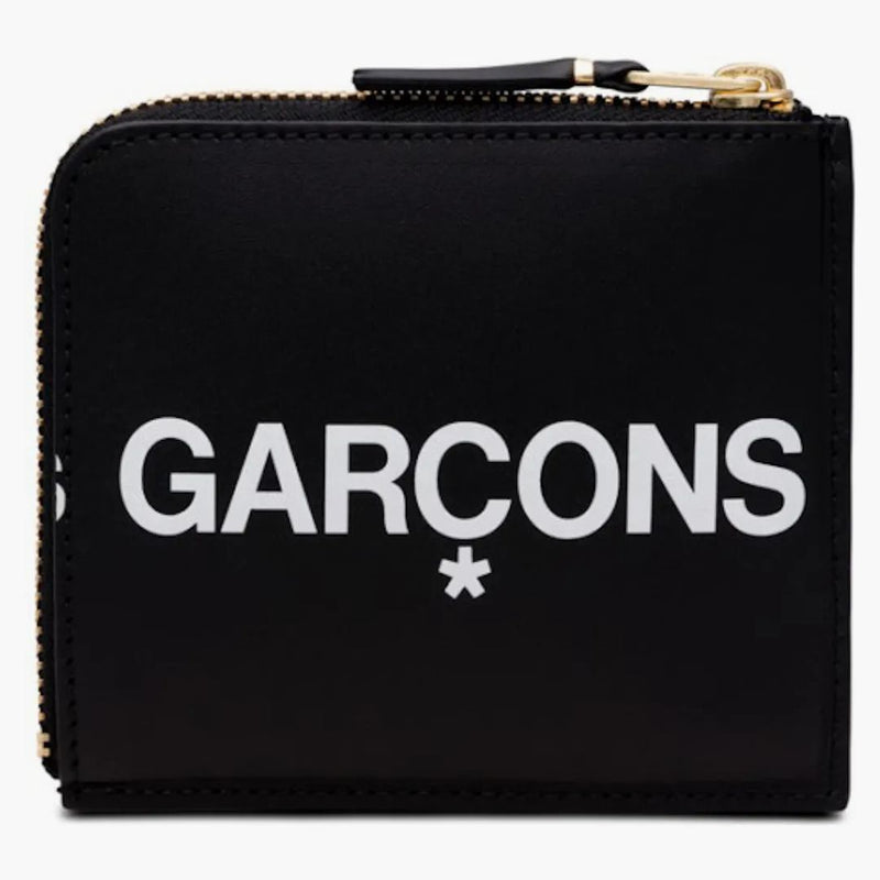 Comme Des Garcons Sa3100hl Huge Logo Wallet Black