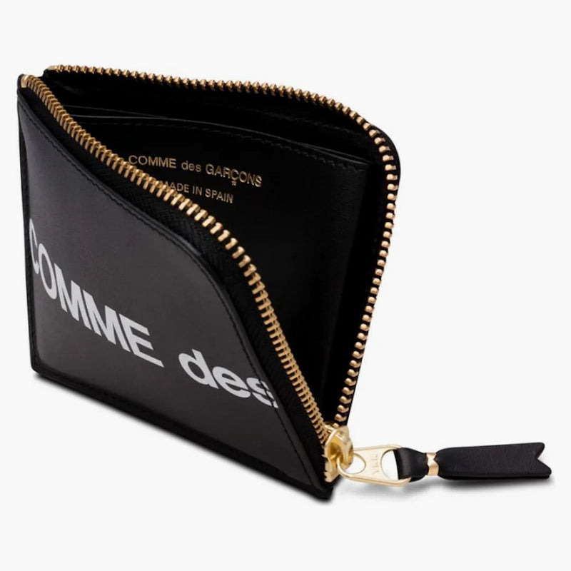 Comme Des Garcons Sa3100hl Huge Logo Wallet Black