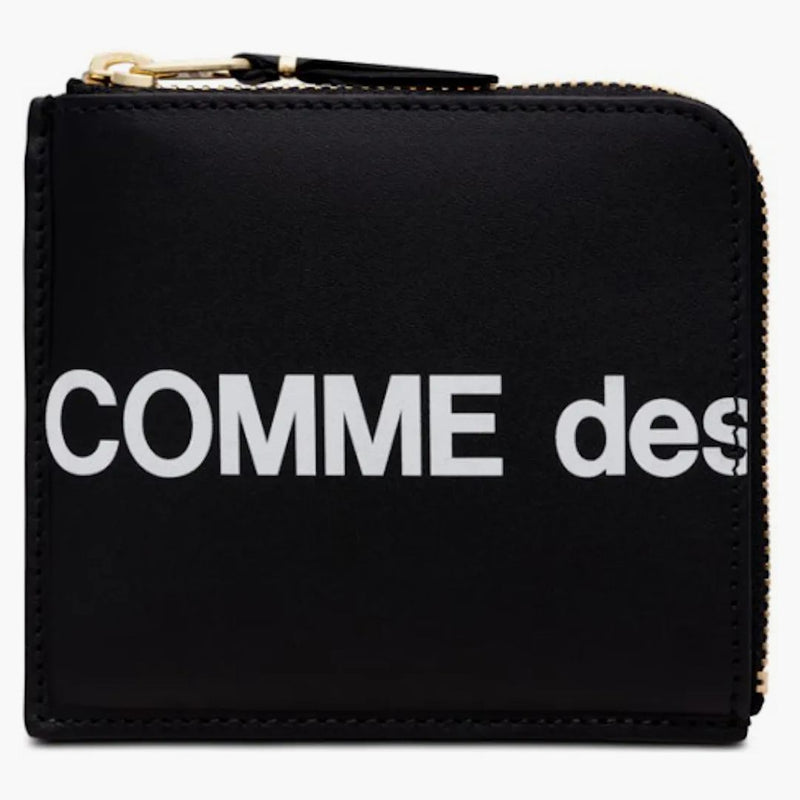 Comme Des Garcons Sa3100hl Huge Logo Wallet Black