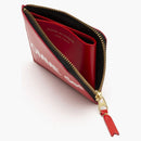 Comme Des Garcons Sa3100hl Huge Logo Wallet Red