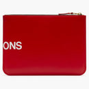 Comme of the Garcon Sa5100HL HUGE Logo Wallet Red