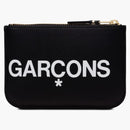 Comme Des Garcons Sa8100hl Huge Logo Wallet Black